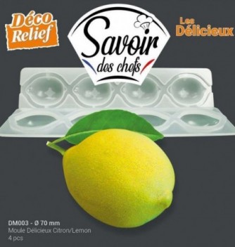 Moule Silicone Delicieux 4 Citrons 70mm