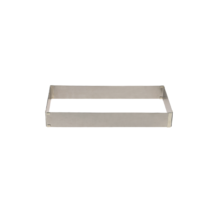 Cadre Pâtissier Extensible Inox - H 5cm - Rectangulaire