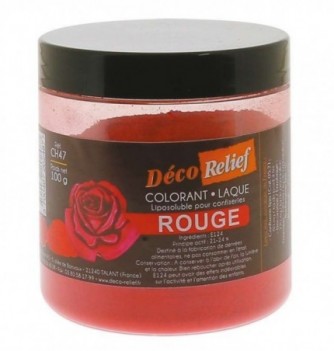 Colorant Alimentaire Liposoluble Rouge Laque 100g