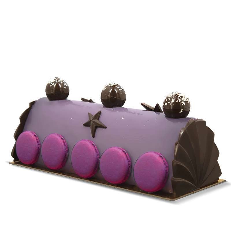 Moule à Bûche de Noël - Arche Courte - x6