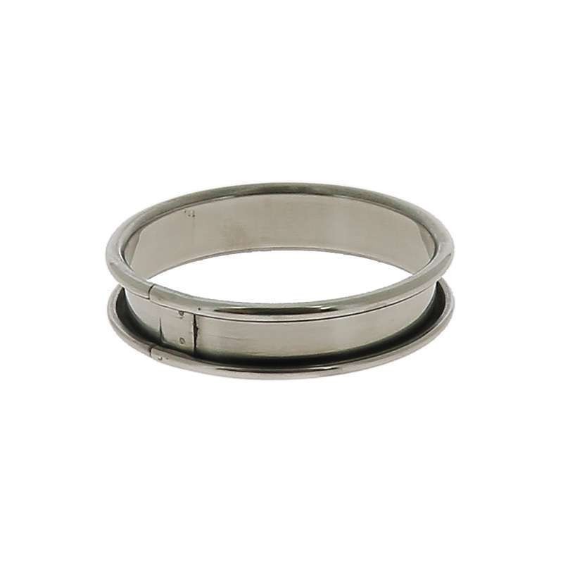 Cercle à tartelette inox - Ø 8cm - H 2cm