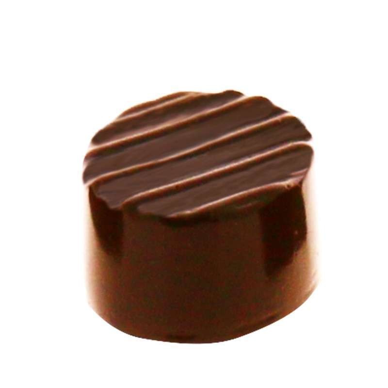 INJ Round with Stripes Chocolate Mould