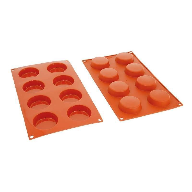 Moule Gâteau Silicone Tartelette Décoflex - 8pcs