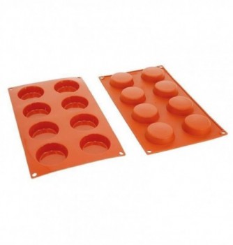 Silicone Mould - Tart Decoflex (8pcs)