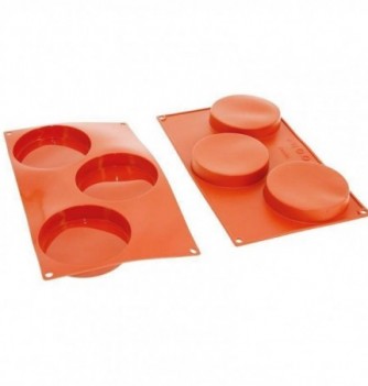 Silicone Mould - Decoflex Quiche (3pcs)