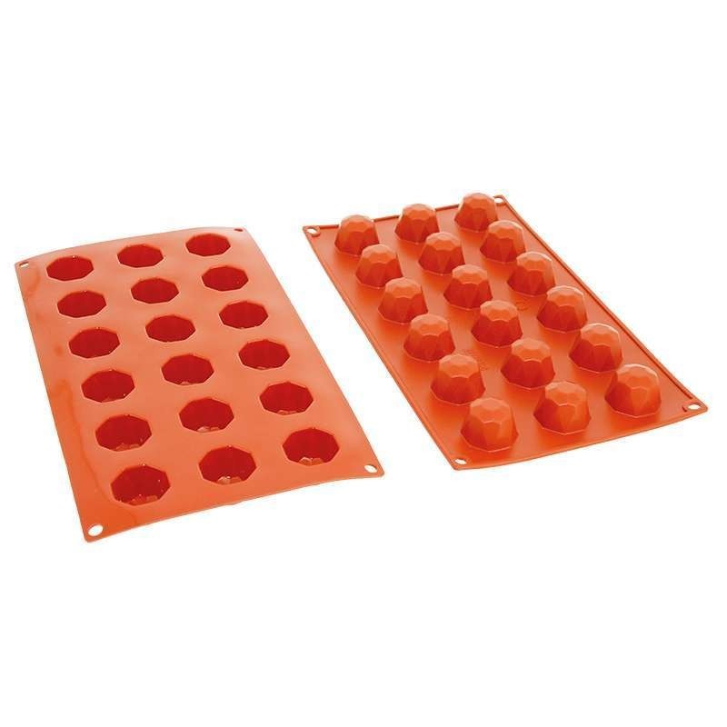 Moule Gâteau Silicone Diamant Décoflex - 18pcs