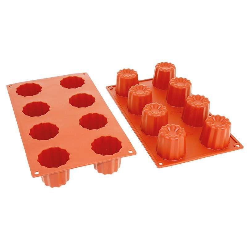 Moule Gâteau Silicone Grand Bordelais Décoflex - 8pcs