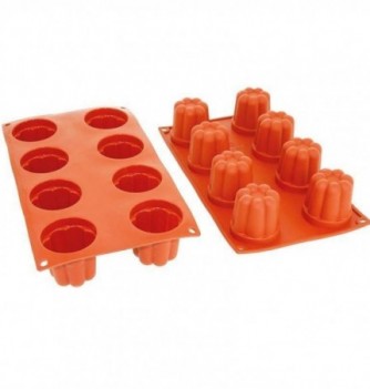 Moule Gâteau Silicone Bavarois Décoflex - 8pcs