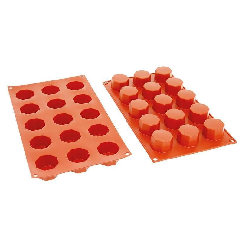 Moule Gâteau Silicone Octogone Décoflex - 15pcs