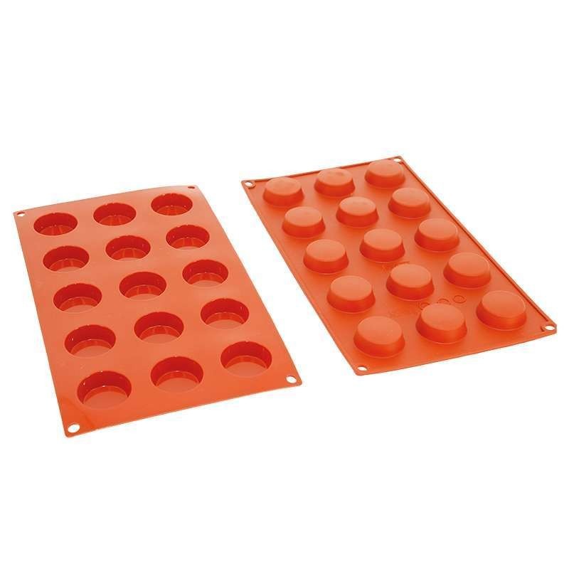 Silicone Mould - Decoflex Mini Flan (15pcs)