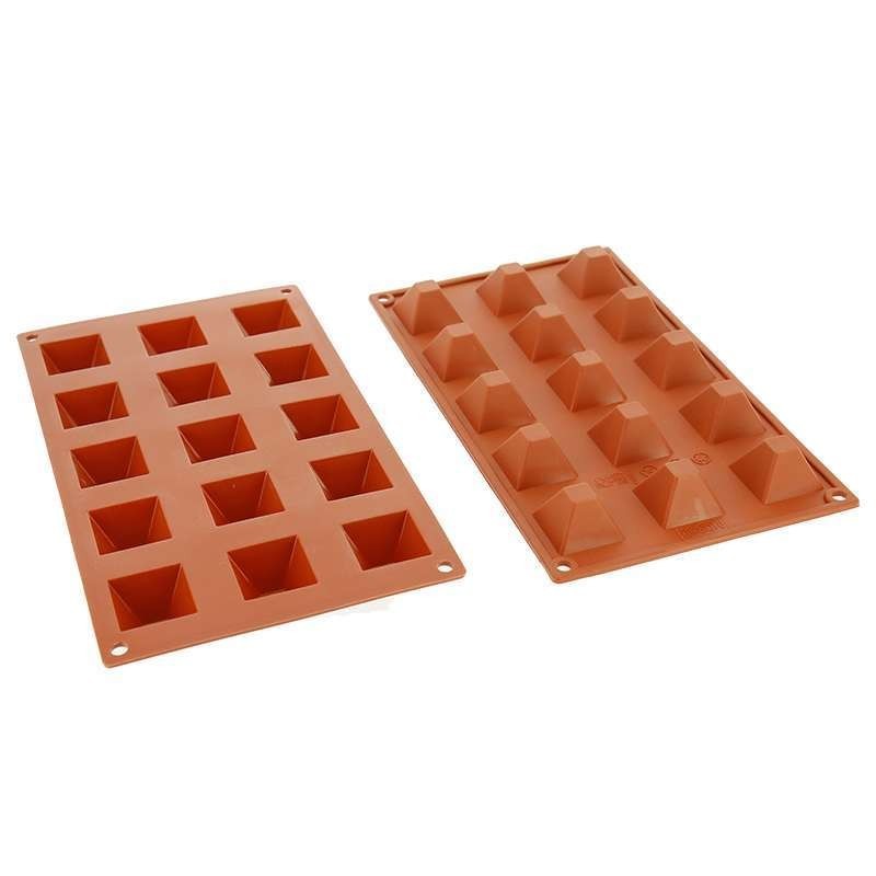 Moule Gâteau Silicone Pyramide Décoflex - 15pcs