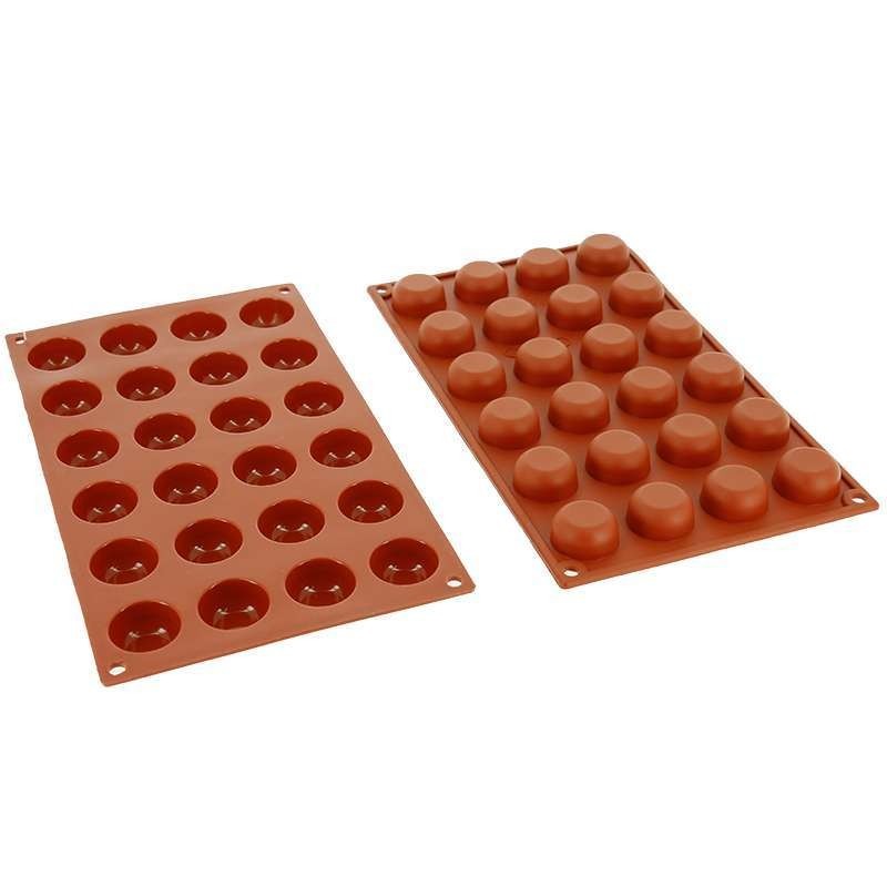 Moule Gâteau Silicone Pomponette Décoflex - 24pcs