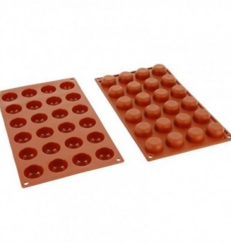 Moule Gâteau Silicone Pomponette Décoflex - 24pcs