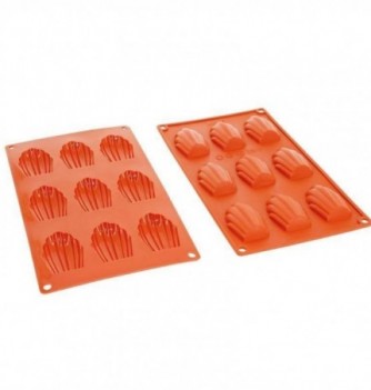 Moule Gâteau Silicone Madeleine Décoflex - 9pcs