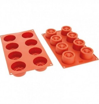 Moule Gâteau Silicone Gâteaux Boutons Décoflex - 8pcs