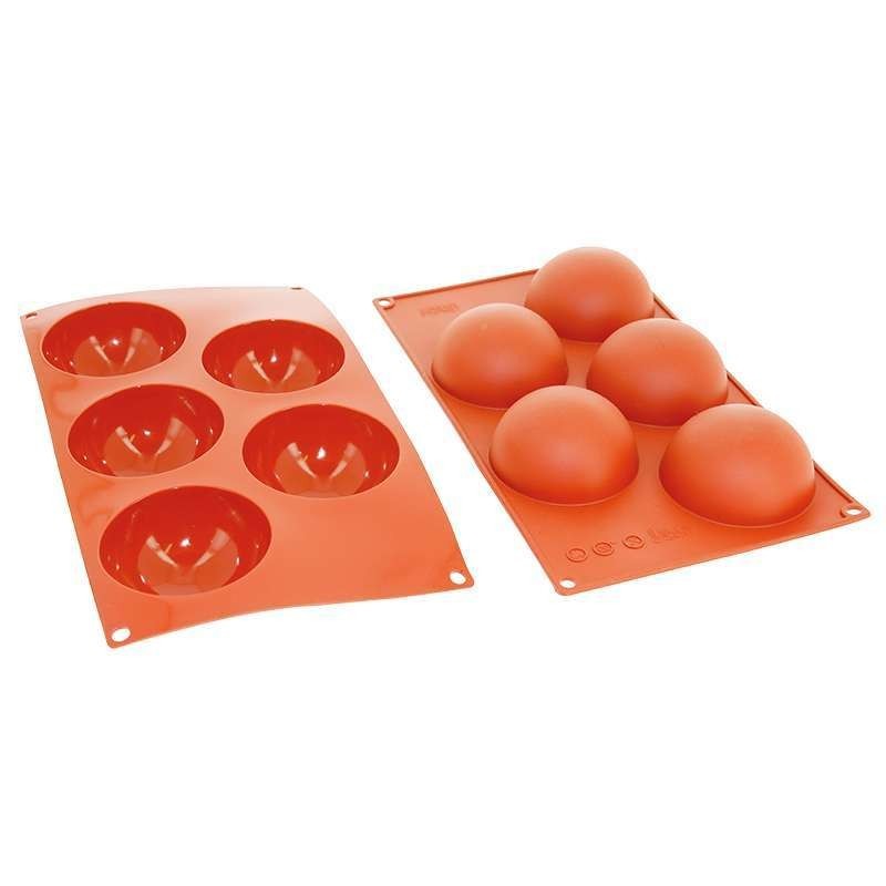 Moule Gâteau Silicone Demi Sphère Décoflex - 5pcs