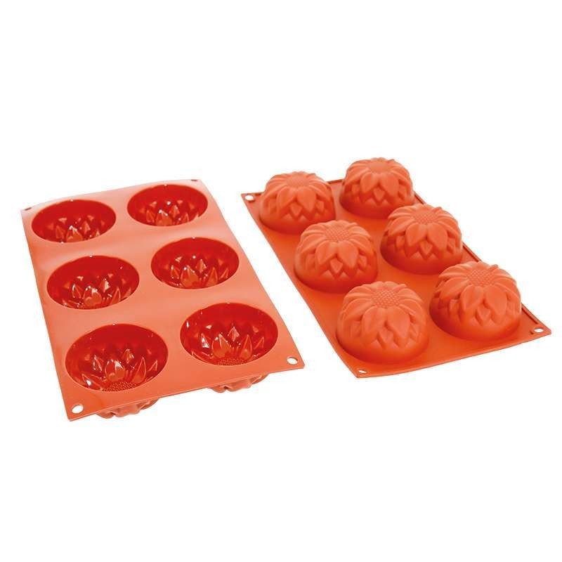 Moule Gâteau Silicone Tournesols Décoflex - 6pcs