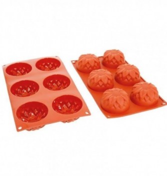 Moule Gâteau Silicone Tournesols Décoflex - 6pcs