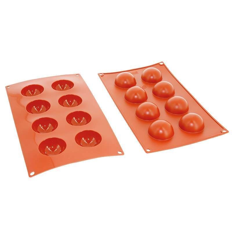 Silicone Mould - Decoflex Semi Sphere (8pcs)