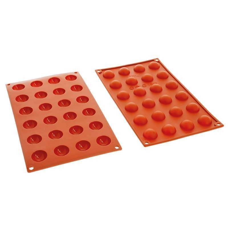 Silicone Mould - Decoflex Semi Sphere (24pcs)