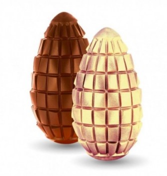 Chocolate Mould - Tablet 3D Egg (x2)