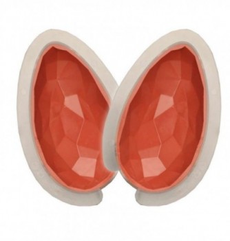 Chocolate Mould - Monolithe 3D Egg (x2)