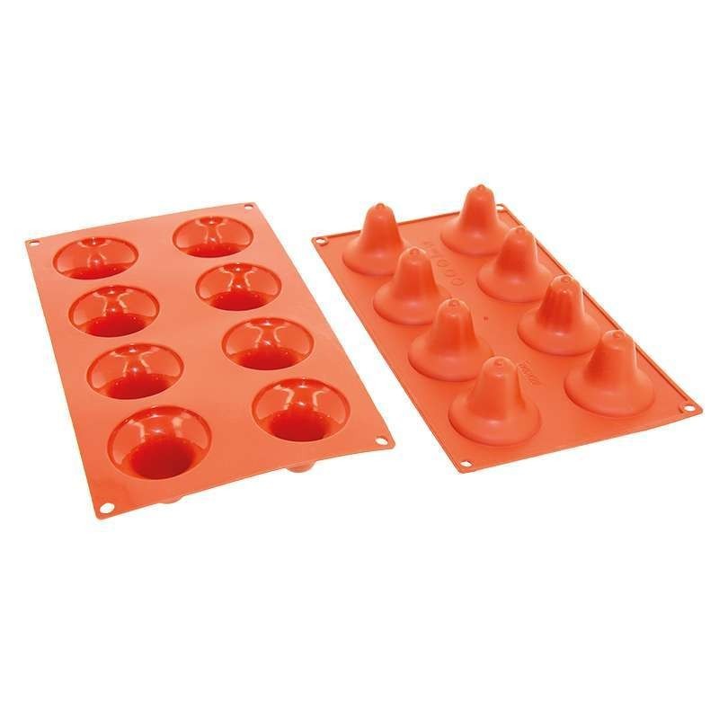 Silicone Mould - Decoflex Bell (8pcs)