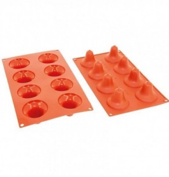 Silicone Mould - Decoflex Bell (8pcs)