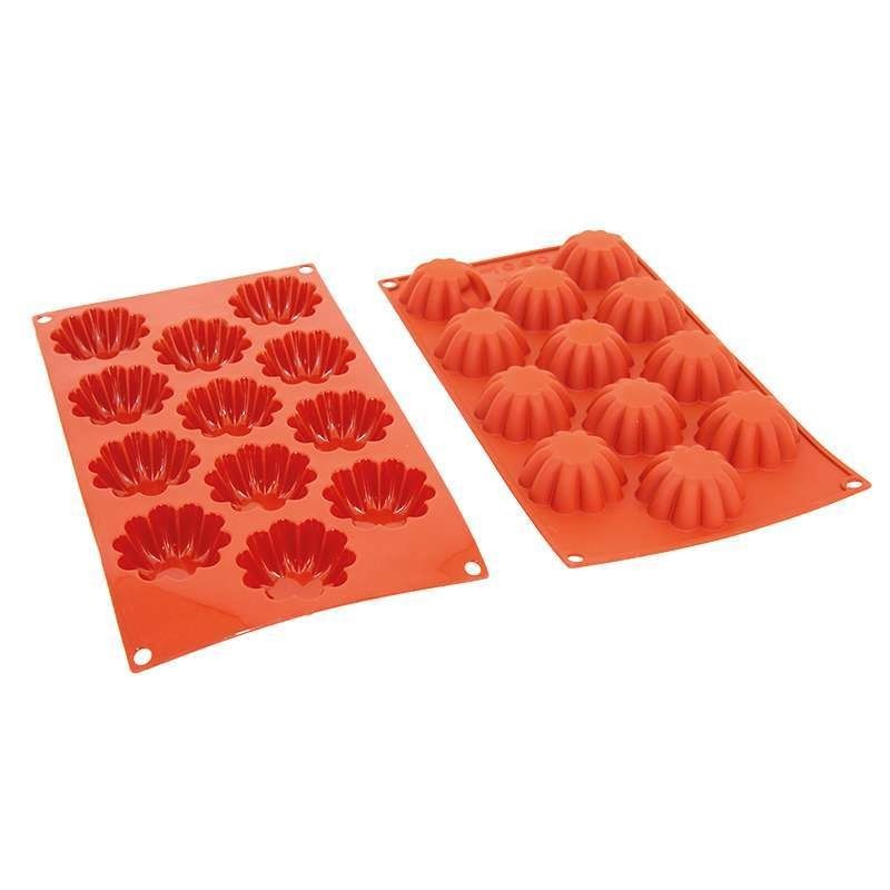 Moule Gâteau Silicone Mini Brioches Décoflex - 12pcs