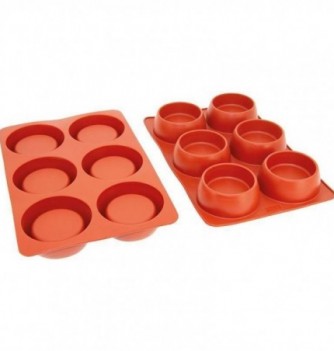 Moule Gâteau Silicone Support Oeuf Décoflex - 6pcs