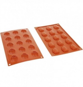 Silicone Mould - Decoflex Mini Madeleines (15pcs)