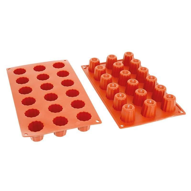 Moule Gâteau Silicone Mini Bordelais Décoflex - 18pcs