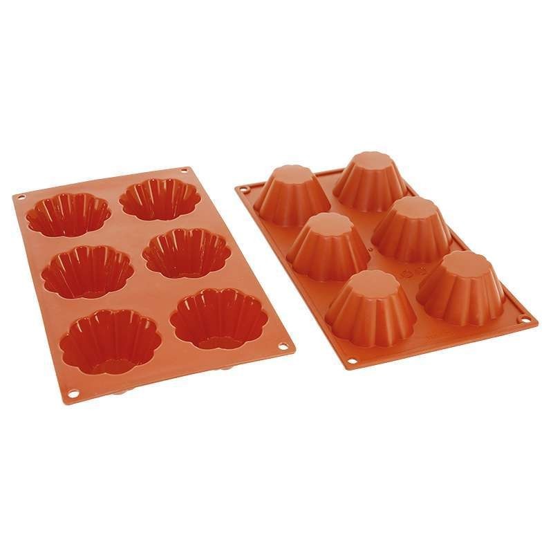 Moule Gâteau Silicone Brioche Décoflex - 6pcs