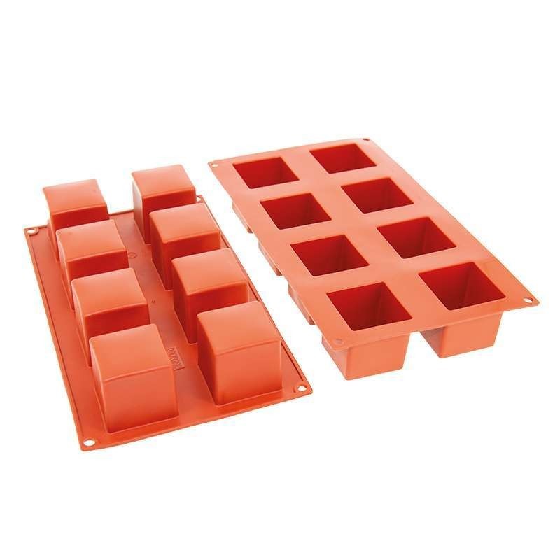 Moule Gâteau Silicone Cube Décoflex - 8pcs