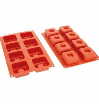 Silicone Mould - Decoflex Hollow Square (8pcs)