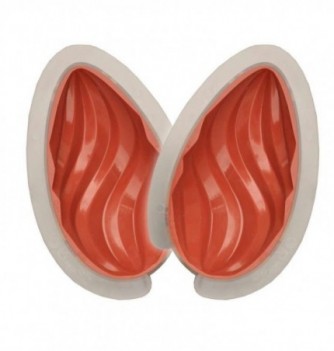 Chocolate Mould - Twist 3D Egg (x2)