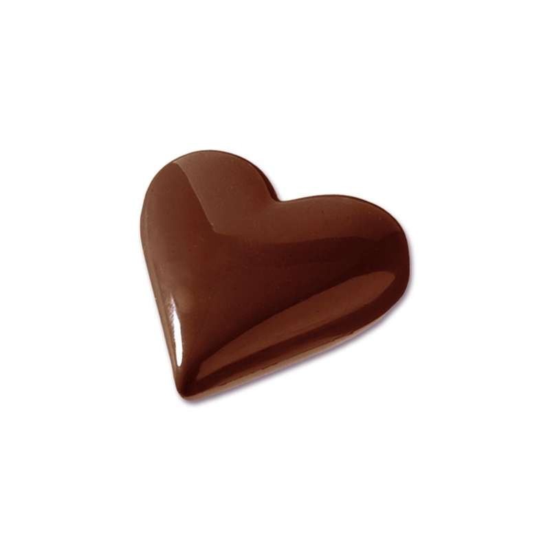 Smooth Heart Chocolate Mould (8 pieces)