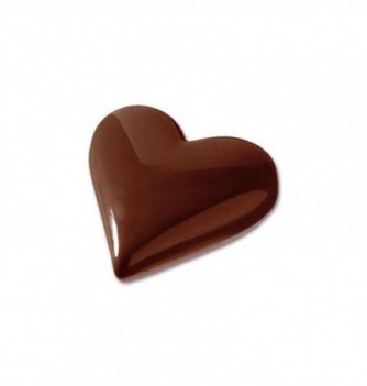 Chocolate mold smooth heart (8pcs)