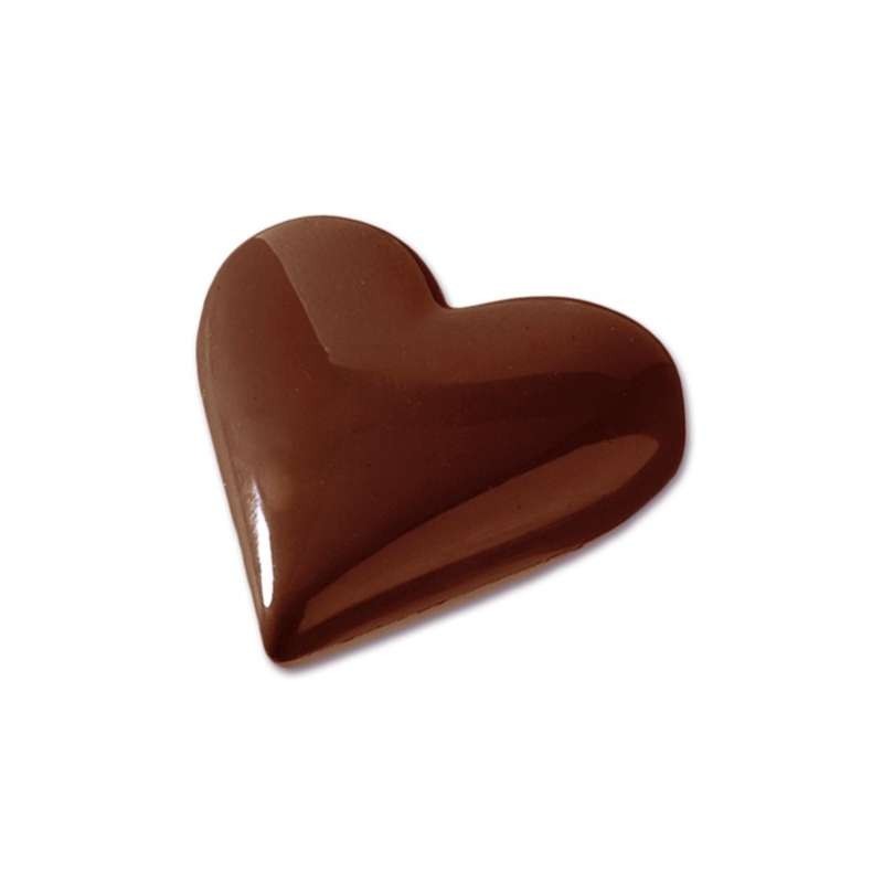 Smooth Heart Chocolate Mould (3 pieces)
