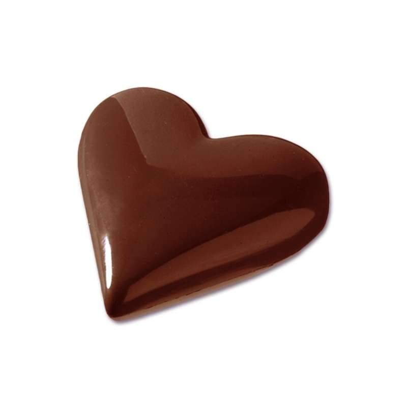 Smooth Heart Chocolate Mould (2 pieces)