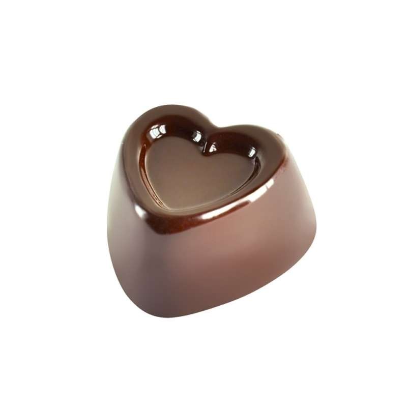 Moule Bonbon Chocolat Coeur Double Relief