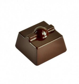 Chocolate mold square knot 21pcs 10g
