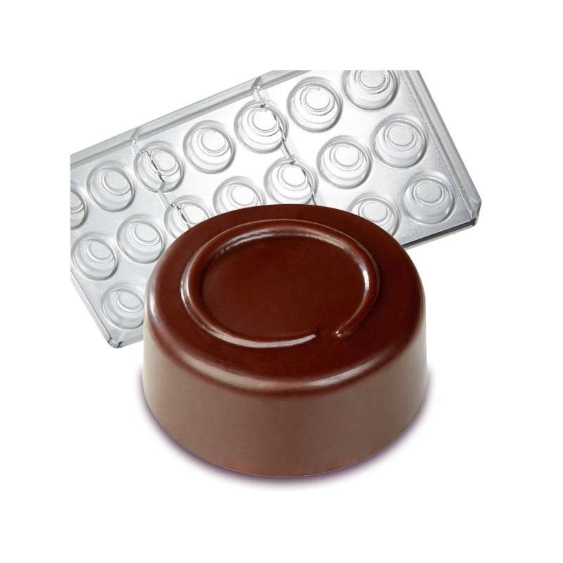 Moule Bonbon Chocolat Artisanal Rond Cercle