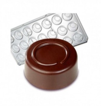 Chocolate Mold for Sweets -Round - 21 pcs 
