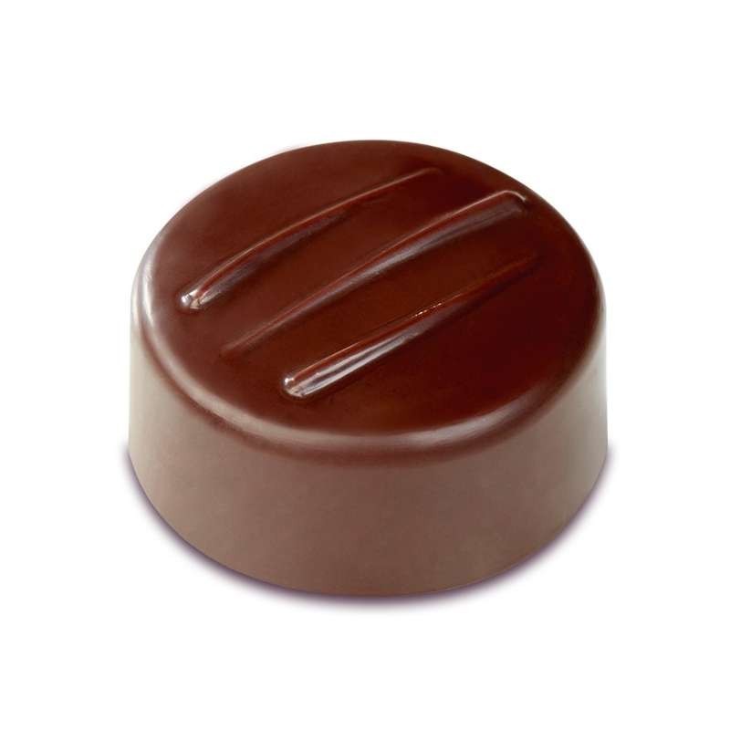 Moule Bonbon Chocolat Artisanal Rond Rayé