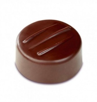 Moule Bonbon Chocolat Artisanal Rond Rayé