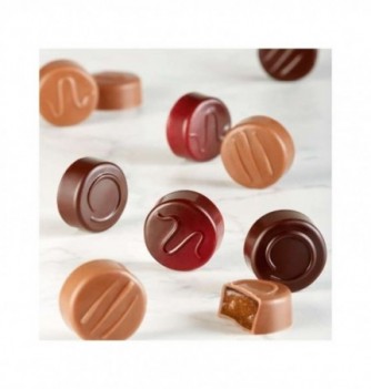 Round with Line Chocolate Mould