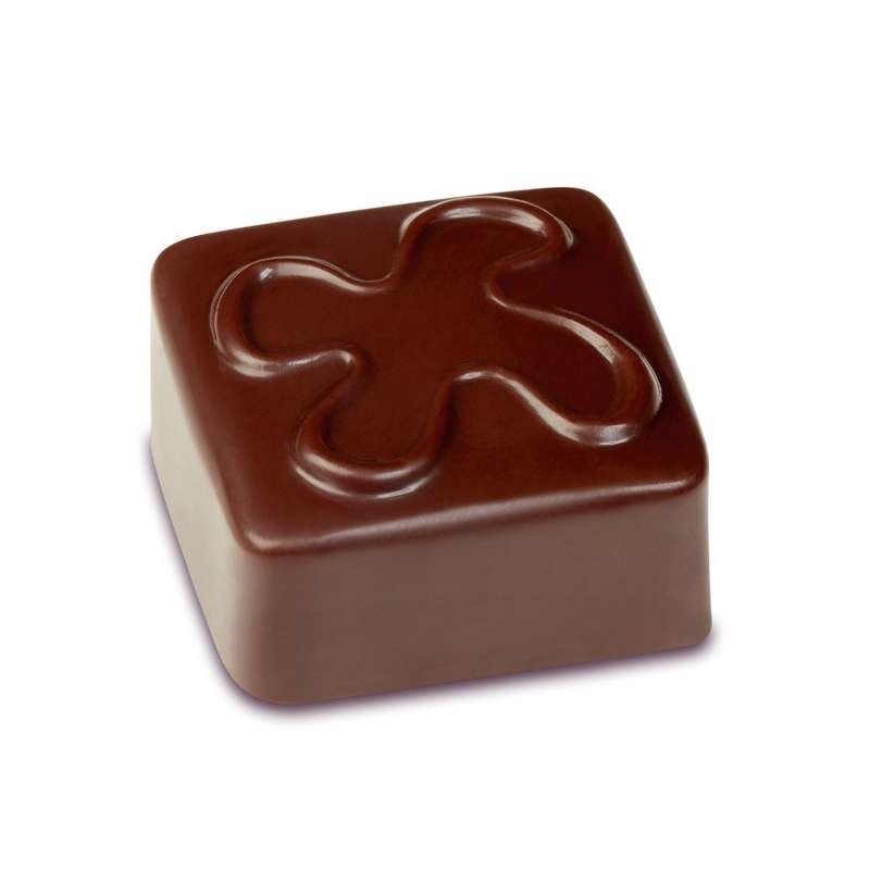 Moule Bonbon Chocolat Artisanal Carré Fleur
