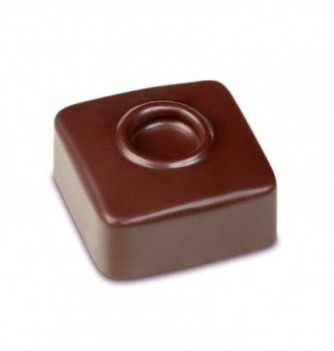 Square with Circle Chocolate Mould