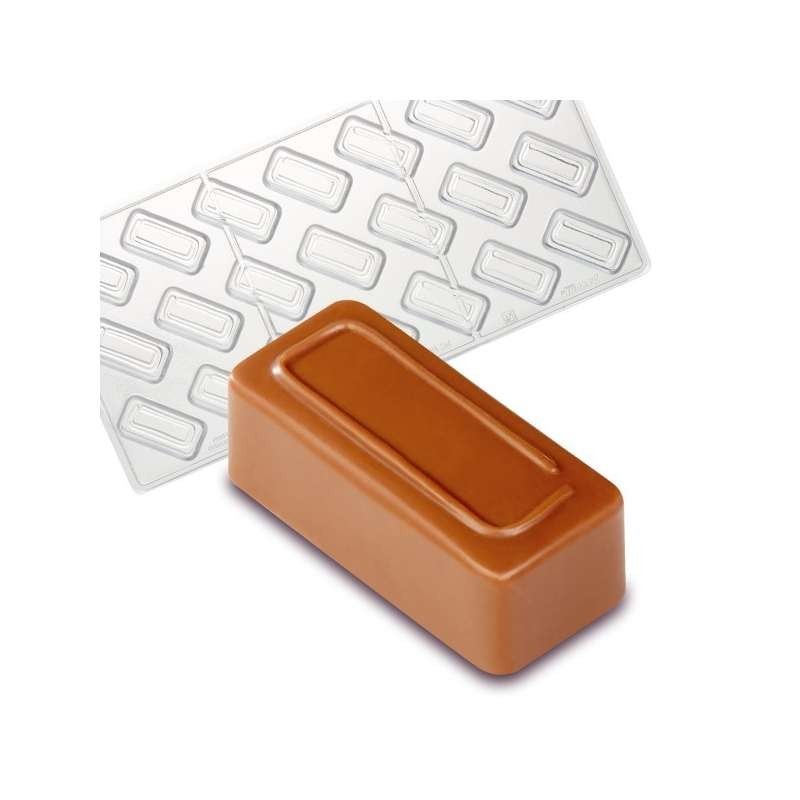 Moule Bonbon Chocolat Artisanal Rectangle Contour